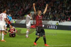 2. Bundesliga - Fußball - FC Ingolstadt 04 - 1. FC Nürnberg - Tor 1:0 für Ingolstadt Jubel Lukas Hinterseer (16, FCI)