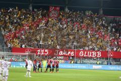 2. Bundesliga - Fußball - FC Ingolstadt 04 - 1. FC Nürnberg - Fans Choreo Nürnberg