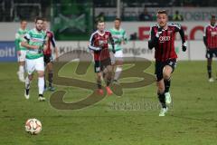 2. Bundesliga - Fußball - SpVgg Greuther Fürth - FC Ingolstadt 04 - rechts Tomas Pekhart (11 - FC Ingolstadt 04)