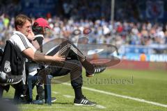 2. Bundesliga - Fußball - VfL Bochum - FC Ingolstadt 04 - Cheftrainer Ralph Hasenhüttl (FCI) und Co-Trainer Michael Henke (FCI)