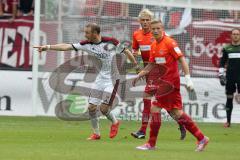 2. Bundesliga - Fußball - 1. FC Kaiserslautern - FC Ingolstadt 04 - Moritz Hartmann (9, FCI) links