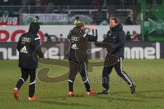 2. Bundesliga - Fußball - SpVgg Greuther Fürth - FC Ingolstadt 04 - Spiel ist aus Jubel Sieg Cheftrainer Ralph Hasenhüttl (FC Ingolstadt 04)