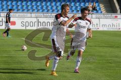 2. Bundesliga - FSV Frankfurt - FC Ingolstadt 04 - 0:1 - Tor Jubel Lukas Hinterseer (16) und Stefan Lex (14)