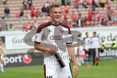 2. Bundesliga - Fußball - 1. FC Kaiserslautern - FC Ingolstadt 04 - 1:1 Unentschieden, Spiel ist aus, Torschütze Max Christiansen (19, FCI)