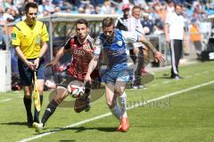 2. Bundesliga - Fußball - VfL Bochum - FC Ingolstadt 04 - Mathew Leckie (7, FCI) und Timo Perthel (VfL 24) im Zweikampf