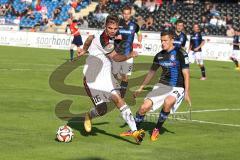 2. Bundesliga - FSV Frankfurt - FC Ingolstadt 04 - 0:1 - links Lukas Hinterseer (16) und rechts Zlatko Dedic