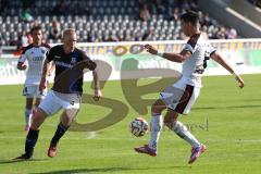 2. Bundesliga - FSV Frankfurt - FC Ingolstadt 04 - 0:1 - Tom Beugelsdijk und rechts Alfredo Morales (6)