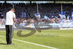 2. Bundesliga - Fußball - VfL Bochum - FC Ingolstadt 04 - Cheftrainer Ralph Hasenhüttl (FCI) unzufrieden, sieht auf die Bochumer Fans