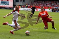 2. BL - Saison 2014/2015 - 1. FC Kaiserslautern - FC Ingolstadt 04 - Moritz Hartmann (#9 FC Ingolstadt 04) - Foto: Jürgen Meyer