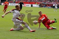 2. BL - Saison 2014/2015 - 1. FC Kaiserslautern - FC Ingolstadt 04 - Moritz Hartmann (#9 FC Ingolstadt 04) - Foto: Jürgen Meyer