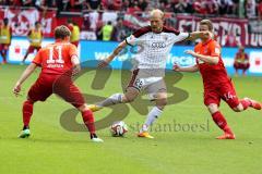 2. BL - Saison 2014/2015 - 1. FC Kaiserslautern - FC Ingolstadt 04 - Tobias Levels (FC Ingolstadt 04) - Foto: Jürgen Meyer