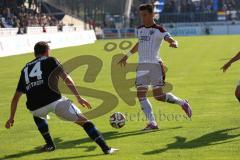 2. Bundesliga - FSV Frankfurt - FC Ingolstadt 04 - 0:1 - rechts Alfredo Morales (6) und Alexander Bittroff
