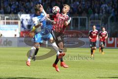 2. Bundesliga - Fußball - VfL Bochum - FC Ingolstadt 04 - Kopfballduell Timo Perthel (VfL 24) und Lukas Hinterseer (16, FCI)