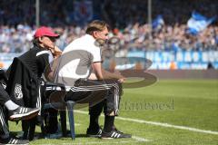 2. Bundesliga - Fußball - VfL Bochum - FC Ingolstadt 04 - Cheftrainer Ralph Hasenhüttl (FCI) und Co-Trainer Michael Henke (FCI)