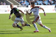 2. Bundesliga - FSV Frankfurt - FC Ingolstadt 04 - 0:1 - Angriff Alfredo Morales (6) und links Manuel Konrad