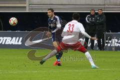 2. Bundesliga - RB Leipzig - FC Ingolstadt 04 - Mathew Leckie (7) flankt, 33 RB Marvin Compper