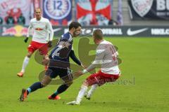 2. Bundesliga - RB Leipzig - FC Ingolstadt 04 - Mathew Leckie (7) und rechts RB 31 Diego Demme