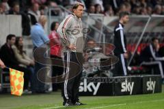 2. Bundesliga - Fußball - FC Ingolstadt 04 - 1. FC Nürnberg - nachdenklich am Rand Cheftrainer Ralph Hasenhüttl (FCI)