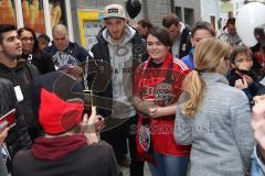 2. Bundesliga - FC Ingolstadt 04 - Saison 2014/2015 - Eröffnung 1. Fanshop in der Stadtmitte in Ingolstadt - Moritz Hartmann (9)