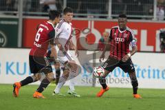 2. Bundesliga - Fußball - FC Ingolstadt 04 - 1. FC Nürnberg - Alfredo Morales (6, FCI) Stark, Niklas (1.FCN 16) Roger de Oliveira Bernardo (8, FCI)