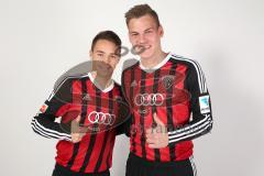 2. Bundesliga - FC Ingolstadt 04 - Saison 2014/2015 - Neuzugang Winterpause - Thomas Pledl (30 - FC Ingolstadt 04) und Max Christiansen (19 - FC Ingolstadt 04)