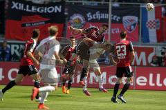 2. Bundesliga - Fußball - FC Ingolstadt 04 - RB Leipzig - Kopfball von Benjamin Hübner (5, FCI)