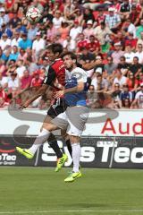 2. Bundesliga - FC Ingolstadt 04 - SV Darmstadt 98 - Andre Mijatović (4) gegen Romain Bregerie