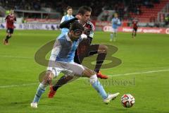 2. Bundesliga - Fußball - FC Ingolstadt 04 - TSV 1860 München - rechts Stefan Lex (14, FCI)