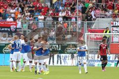 2. Bundesliga - FC Ingolstadt 04 - SV Darmstadt 98 - Tor für Darmstadt 0:1 Jubel