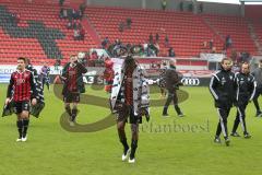 2. Bundesliga - Fußball - FC Ingolstadt 04 - SV Sandhausen - Spiel ist aus, Niederlage für den Tabellenführer 1:3, Roger de Oliveira Bernardo (8, FCI)