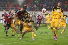 2. Bundesliga - FC Ingolstadt 04 - VfR AAlen - 4:1 - Konstantin Engel (20) köpft zum 4:1 Eigentor dann für den VfR