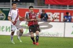 2. Bundesliga - Fußball - FC Ingolstadt 04 - 1. FC Nürnberg - rechts Benjamin Hübner (5, FCI)