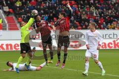 2. Bundesliga - FC Ingolstadt 04 - 1. FC Union Berlin - Torchance für Marvin Matip (34), Torwart Mohamed Amsif hält, rechts Benjamin Hübner (5)