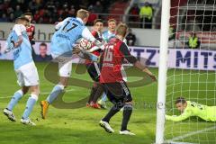 2. Bundesliga - Fußball - FC Ingolstadt 04 - TSV 1860 München - Stress vor dem Tor von Vitus Eicher, Lukas Hinterseer (16, FCI)