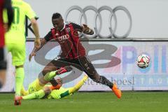 2. Bundesliga - Fußball - FC Ingolstadt 04 - Fortuna Düsseldorf - Roger de Oliveira Bernardo (8, FCI) wird gefoult