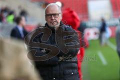 2. Bundesliga - FC Ingolstadt 04 - 1. FC Heidenheim - nach dem Spiel nachdenklich Vorsitzender des Vorstandes Peter Jackwerth