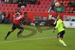 2. Bundesliga - FC Ingolstadt 04 - 1. FC Union Berlin - Marvin Matip (34) köpft über den Torwart Mohamed Amsif zum 2:2 Ausgleich Tor Jubel