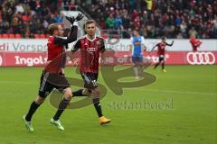 2. Bundesliga - FC Ingolstadt 04 - VfL Bochum - Moritz Hartmann (9) rechts Tor zum 1:0 für Ingolstadt Jubel, Lukas Hinterseer (16)