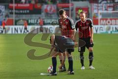 2. Bundesliga - FC Ingolstadt 04 - 1. FC Heidenheim - Linien Spray Schiedsrichter Pascal Groß (10) und Moritz Hartmann (9)