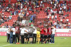 2. Bundesliga - FC Ingolstadt 04 - SV Darmstadt 98 - Das Team nach dem Unentschieden