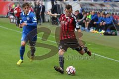 2. Bundesliga - FC Ingolstadt 04 - Eintracht Braunschweig - rechts Pascal Groß (10) und links Raffael Korte