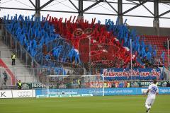 2. Bundesliga - FC Ingolstadt 04 - 1. FC Heidenheim - Fan Choreo Heidenheim