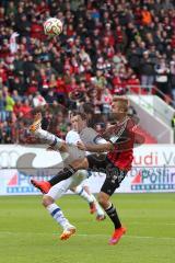 2. Bundesliga - Fußball - FC Ingolstadt 04 - FSV Frankfurt - Lukas Hinterseer (16, FCI) knapp am Tor wird gestört