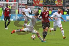 2. Bundesliga - FC Ingolstadt 04 - 1. FC Union Berlin - mitte Robert Bauer (23) will durch die Abwehr