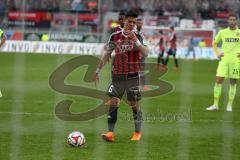 2. Bundesliga - Fußball - FC Ingolstadt 04 - Fortuna Düsseldorf - Alfredo Morales (6, FCI) verschießt den Elfmeter, Torwart Michael Rensing (Fortuna 1) hält den Ball