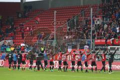 2. Bundesliga - FC Ingolstadt 04 - 1. FC Union Berlin - Jubel mit den Fans