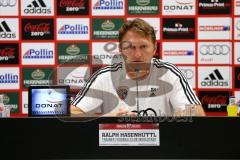 2. Bundesliga - FC Ingolstadt 04 - SV Darmstadt 98 - Pressekonferenz nach dem Spiel - Cheftrainer Ralph Hasenhüttl