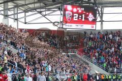 2. Bundesliga - Fußball - FC Ingolstadt 04 - RB Leipzig - Siegtor durch Stefan Lex (14, FCI) Jubel 2:1 Sie Aufstieg