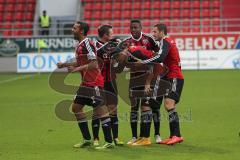 2. Bundesliga - FC Ingolstadt 04 - VfL Bochum - links Lukas Hinterseer (16) erzielt das 2:0 für Ingolstadt, Jubel Tor Mathew Leckie (7) Roger de Oliveira Bernardo (8) Konstantin Engel (20) Marvin Matip (34)