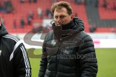 2. Bundesliga - Fußball - FC Ingolstadt 04 - SV Sandhausen - Spiel ist aus, Niederlage für den Tabellenführer 1:3, Cheftrainer Ralph Hasenhüttl (FCI)